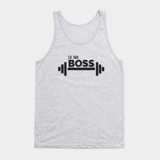 Lv. 100 Boss black Tank Top